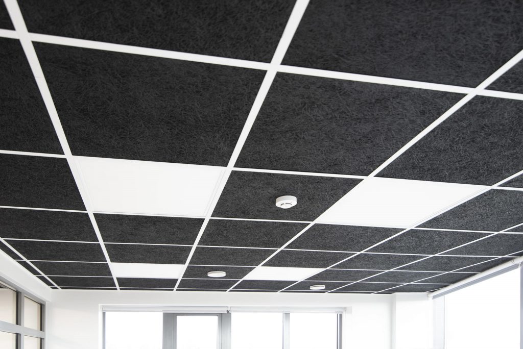 Wood wool Basic – White 600 × 1200 mm
